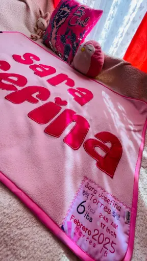 Mantita personalizada